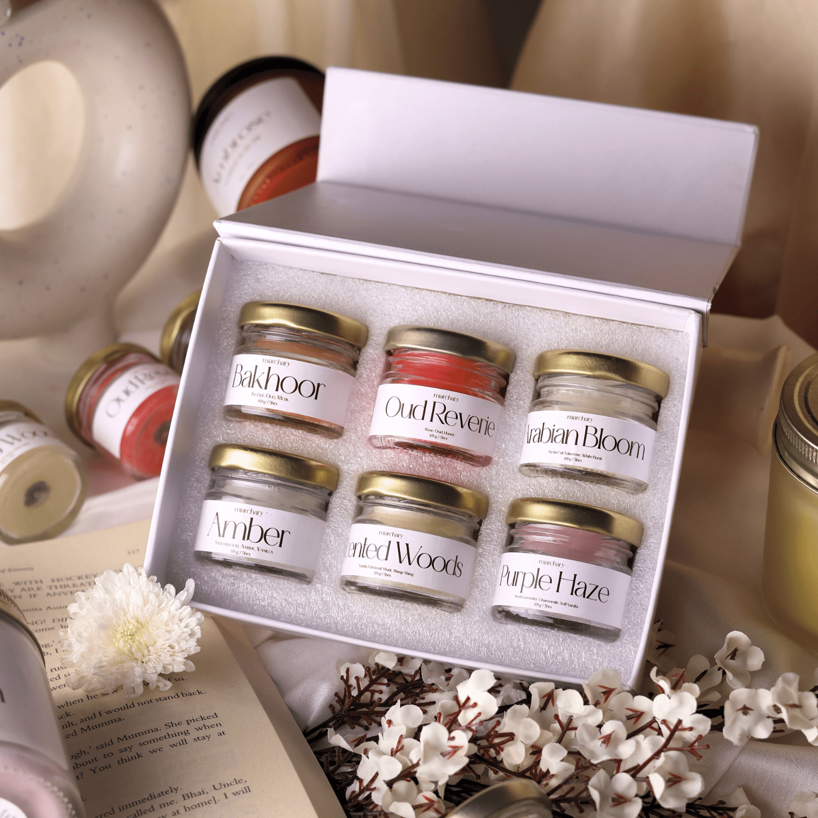 Miarchary Scented Candles - Set of 6 - Miarchary